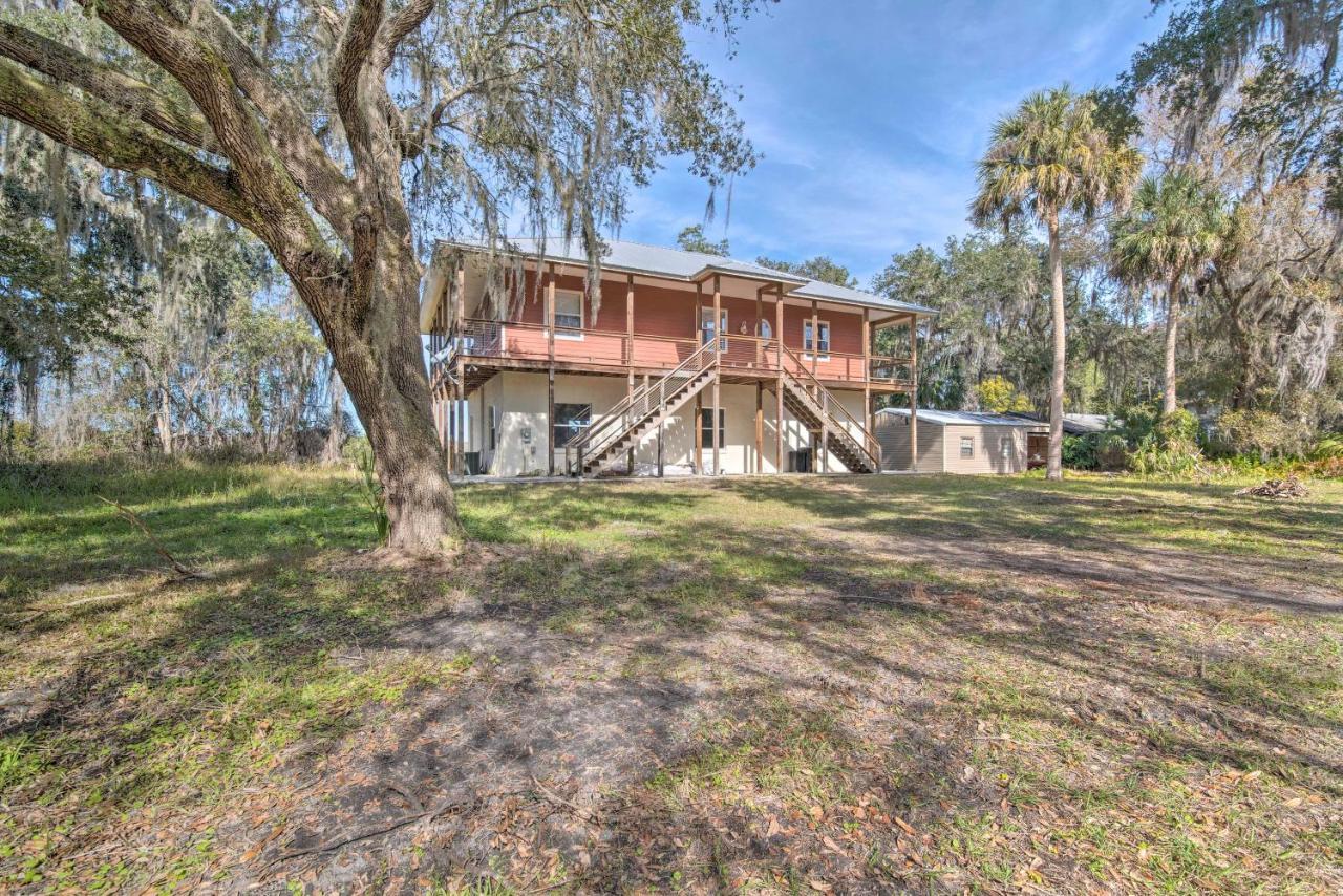 Lakefront Crystal River Home With Private Dock! Exterior foto