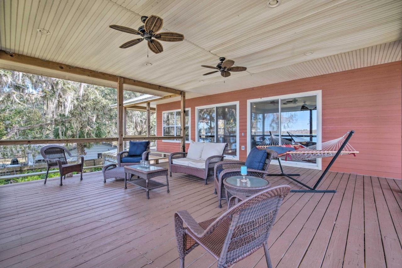 Lakefront Crystal River Home With Private Dock! Exterior foto