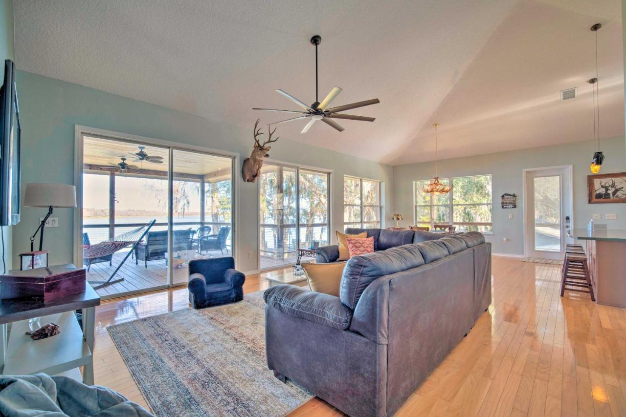 Lakefront Crystal River Home With Private Dock! Exterior foto